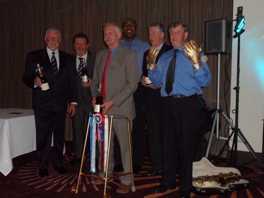 (L-R): Ken Fletcher, Chris Parsons, John Longstaff, Andy Morris, Tony Bates and Eric Bagshaw.